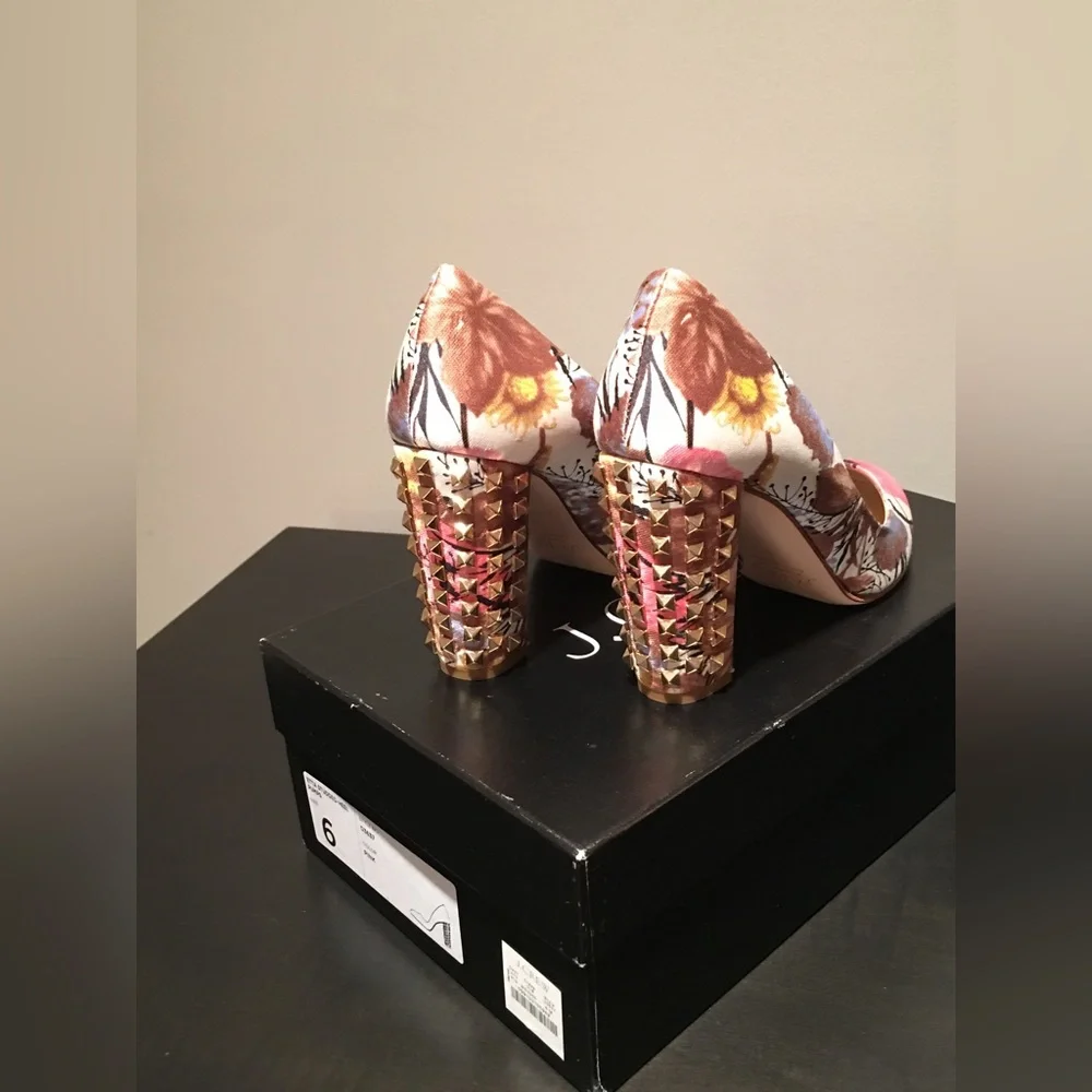 JCrew Collection Etta Pump with Studded Heel - Picture 3 of 10